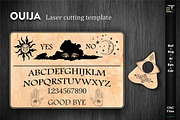 Ouija Spirit Board laser engraving, a Graphic by CncCutModel (Thumbnail 1 of 3)
