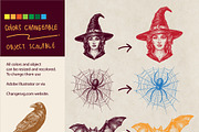 Halloween & Witchcraft Illustration, a Seasonal Illustration by OtpirusGraphic (Thumbnail 9 of 10)