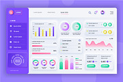 Neumorphic UI Dashboard Admin Panel, a Templates & Theme by alexdndz (Thumbnail 13 of 21)