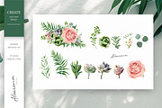 Wedding set - Tropical blossom, an Invitation Template by Alewiena (Thumbnail 12 of 14)