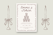 Aesthetic Elegant Romantic Script, a Script Font by Nonceni (Thumbnail 11 of 12)