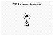 Industrial Crane Hook Icons, an Outline Icon by Designfour (Thumbnail 6 of 7)