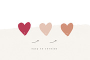 HEART / hand drawn png & vector, an Illustration by KruthDesign (Thumbnail 3 of 6)