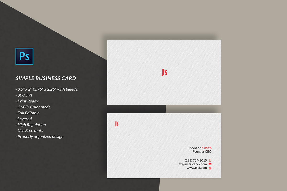 Business card, a Business Card Template by Helal Shop (Photo 1 of 6)