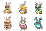 100 Kawaii Easter Chicks Transparent, an Object Graphic by XPERTDESIGNER (Thumbnail 16 of 18)