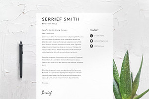 Modern Minimalist CV/Resume Template