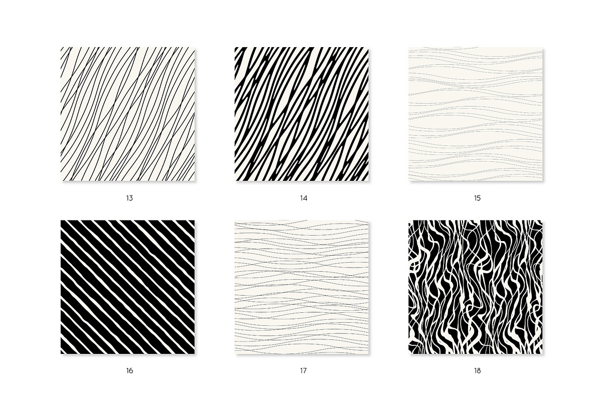 Spotty Waves | Seamless Patterns Set, a Pattern Graphic by Curly_Pat (Photo 4 of 7)