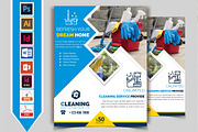 10 Cleaning Service Flyers Bundle, a Flyer Template by Imagine Design Studio (Thumbnail 8 of 12)