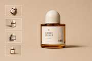 High Quality Perfume Bottle Mockup, a Product Mockup by Custom.scene (Thumbnail 1 of 5)