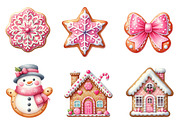 Christmas Cookie Clipart, an Illustration by CreationArt (Thumbnail 2 of 5)