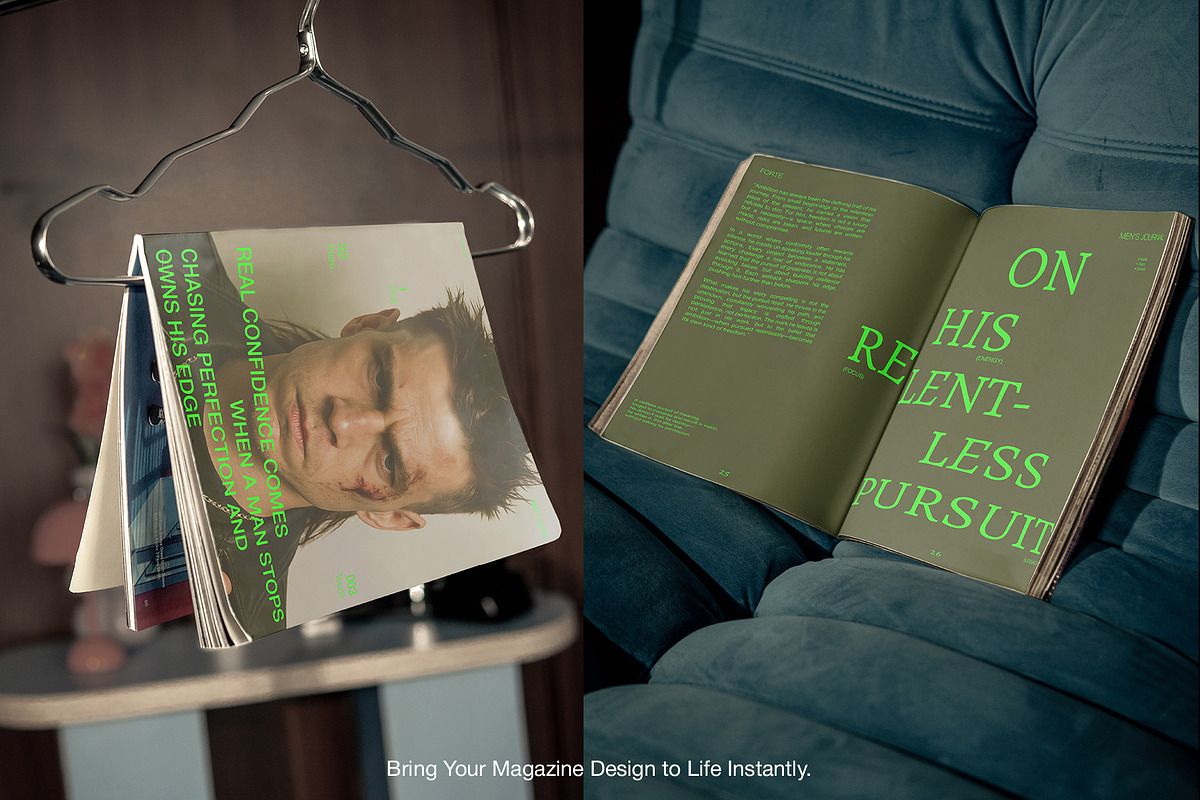 Magazine Mockup Bundle (5 PSD), a Books & Magazine Mockup by Mocktopia (Photo 9 of 10)
