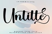 Untitle, a Handwritten Font by InermediaSTUDIO (Thumbnail 1 of 6)