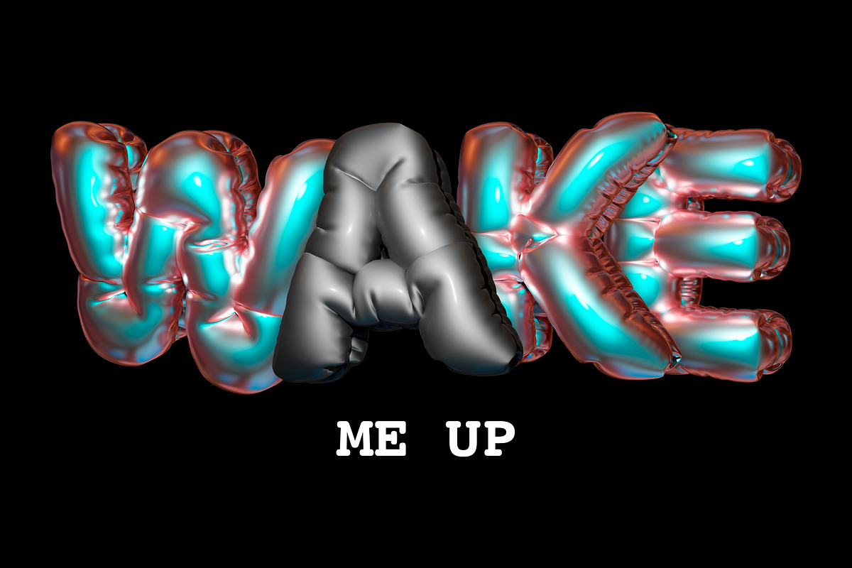 Warm - 3D Font, a Graphic by Alina Sh (Photo 8 of 9)