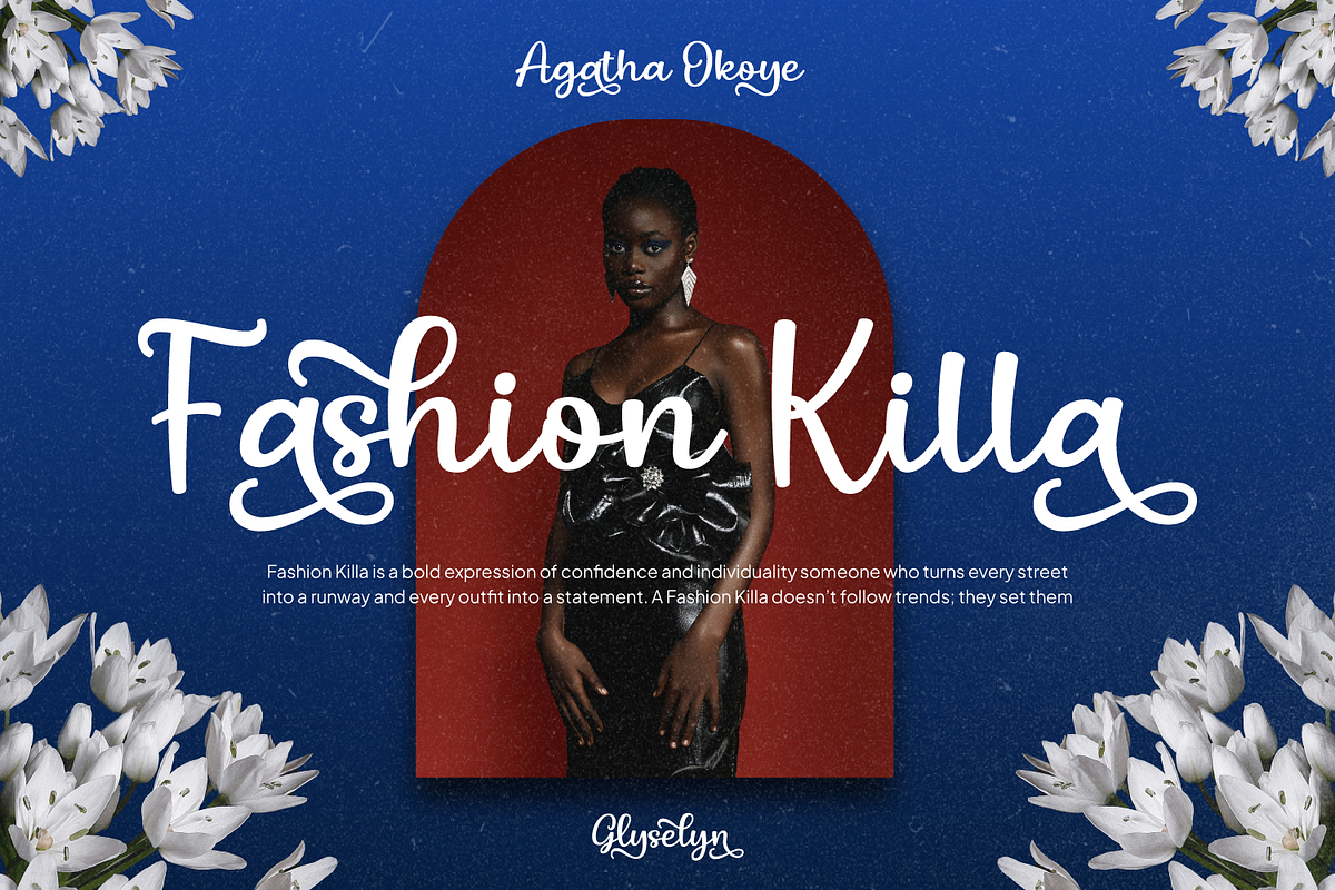 Gliselyn Elegant Retro Script, a Script Font by Haps Space (Photo 9 of 11)
