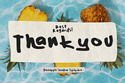 Pineapple Shadow Typeface, a Handwritten Font by alit design (Thumbnail 15 of 15)