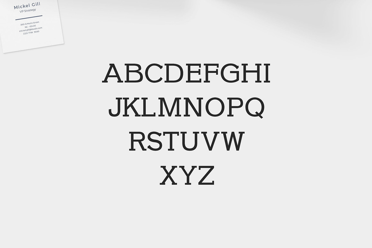 Farhan Slab Serif 5 Font Pack preview 2