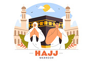 7 Hajj or Umrah Mabroor Illustration, a Person Illustration by denayunebgt (Thumbnail 3 of 4)