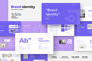 Brand Identity - Keynote Template, a Presentation Template by QR Design Studio