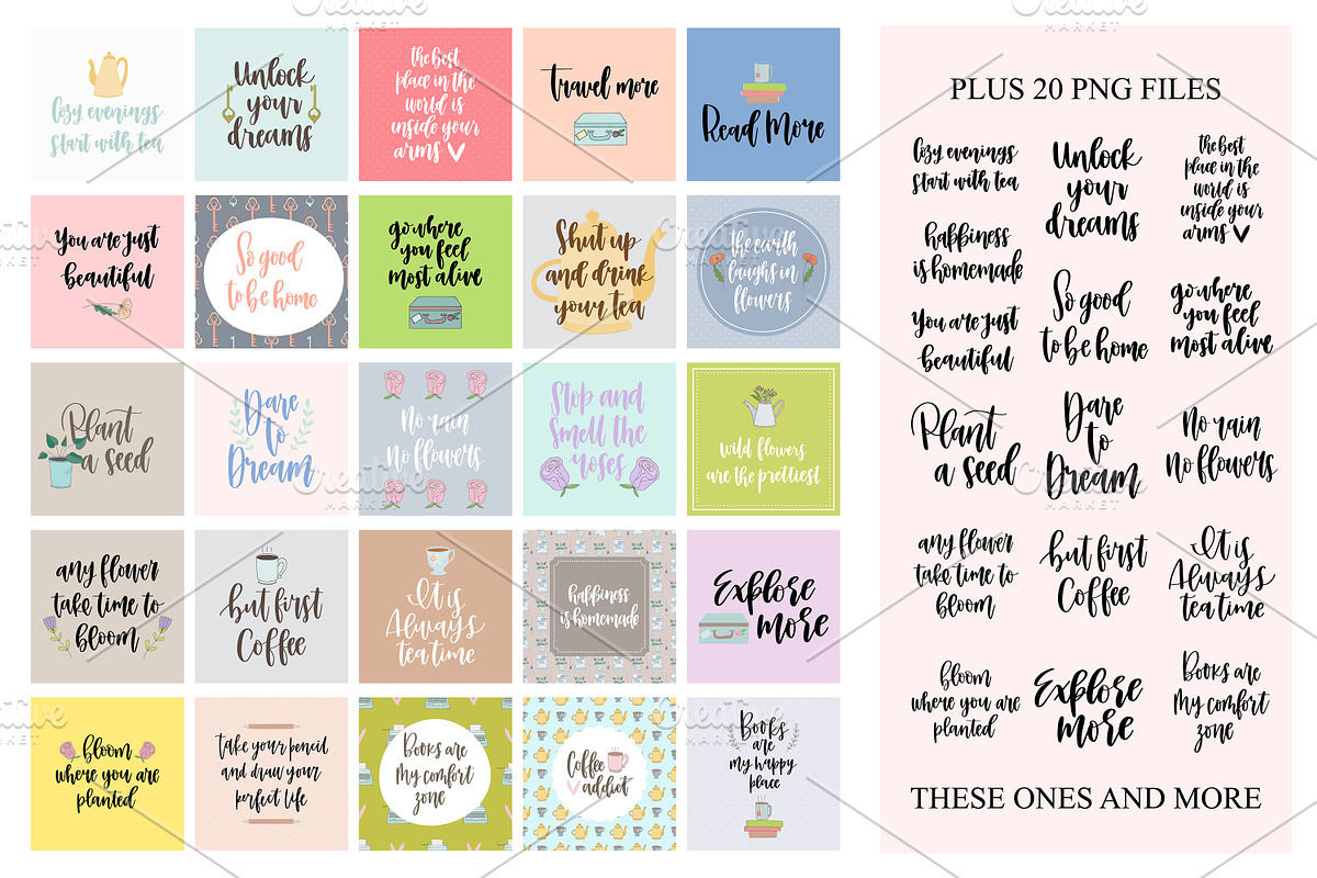 Vintage doodle bundle. Patterns+, a Pattern Graphic by Sentimental postman (Photo 18 of 18)