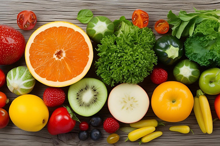 fruits and vegetables stock footage, a Food & Drink Photo by ComfortQ