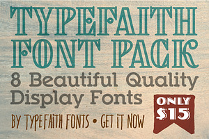 TypeFaith Creative Font Bundle