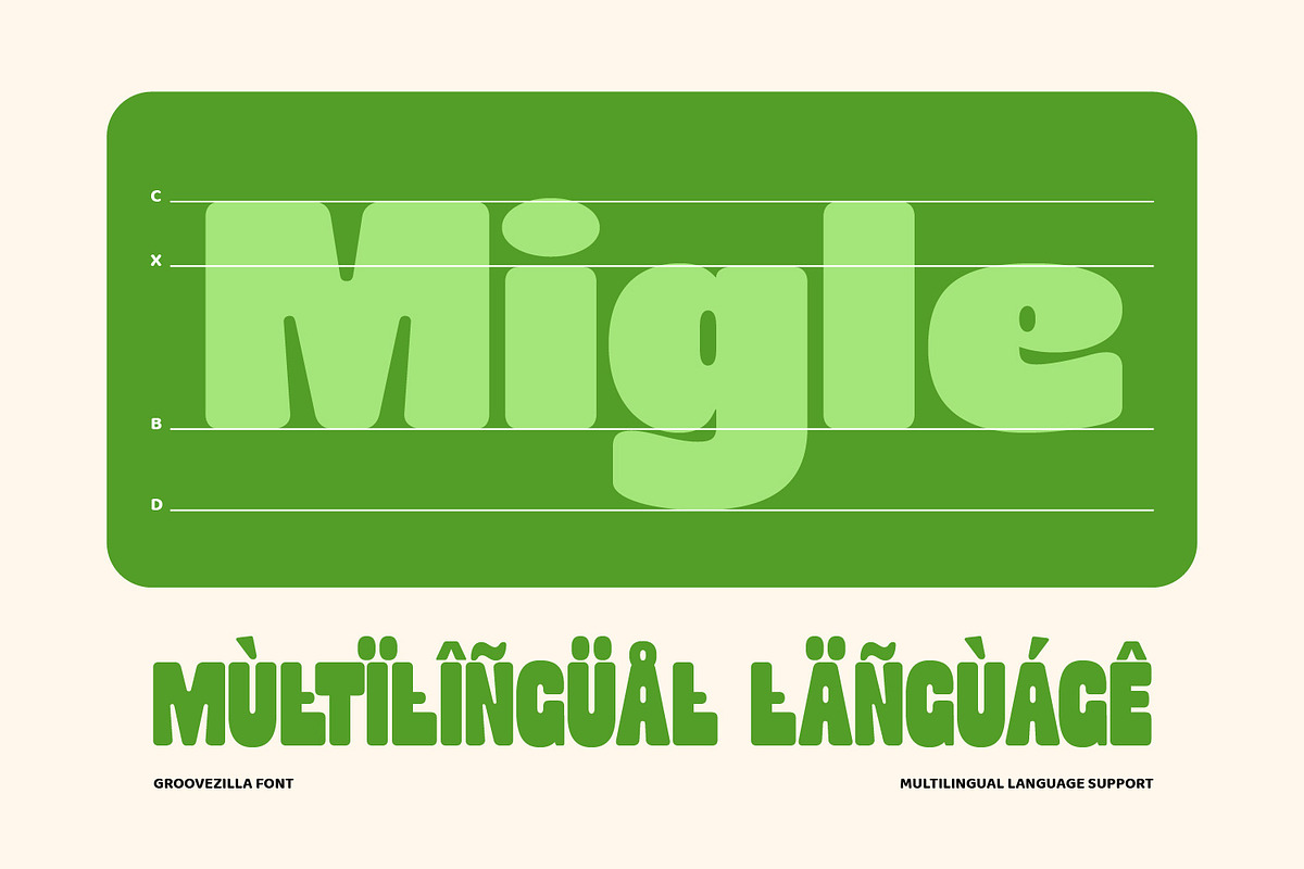 Groovezilla - Retro Bold Fonts, a Sans Serif Font by Dikas Studio (Photo 3 of 20)