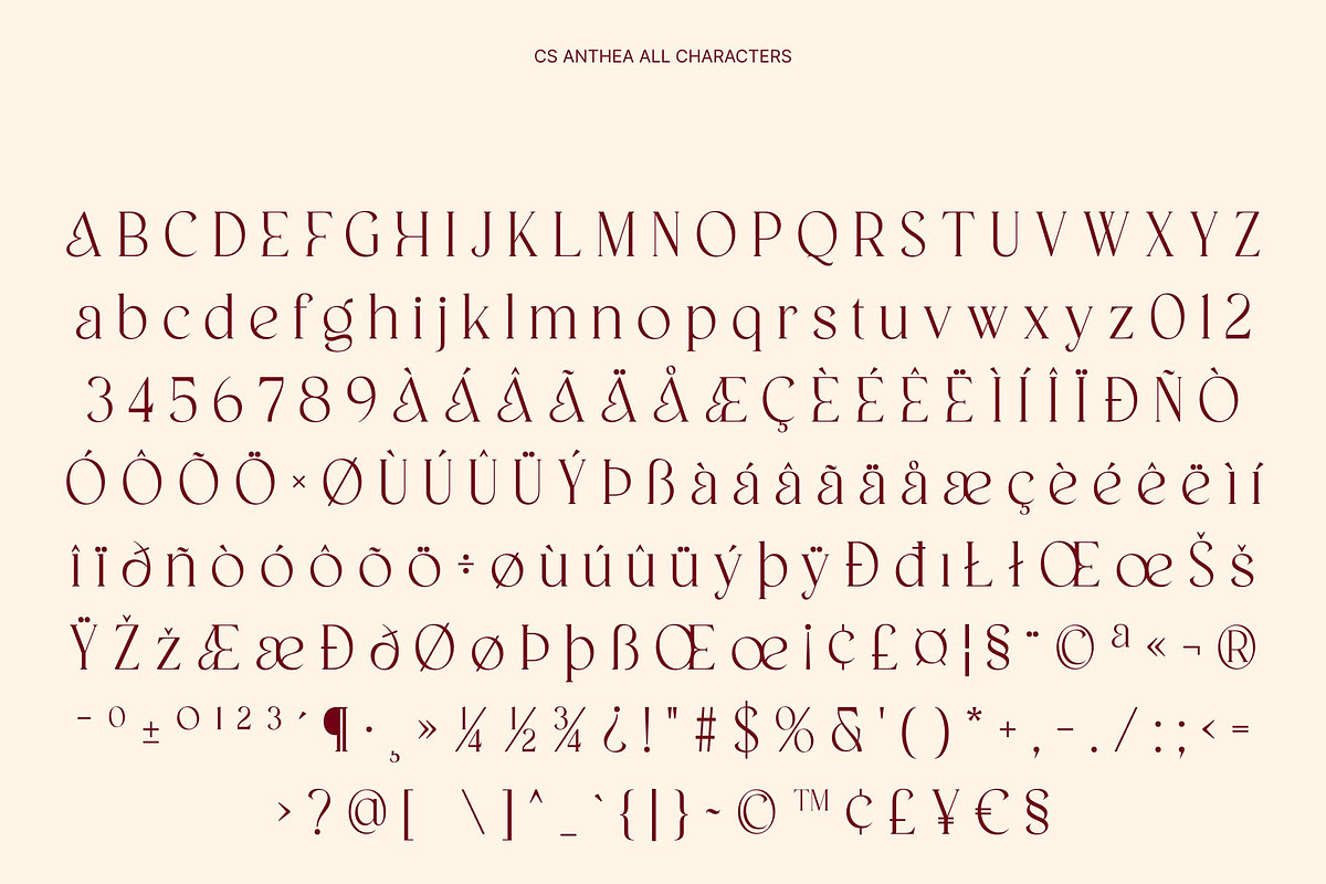 CS Anthea – Elegant Serif Font, a Serif Font by Craft Supply Co. (Photo 8 of 8)