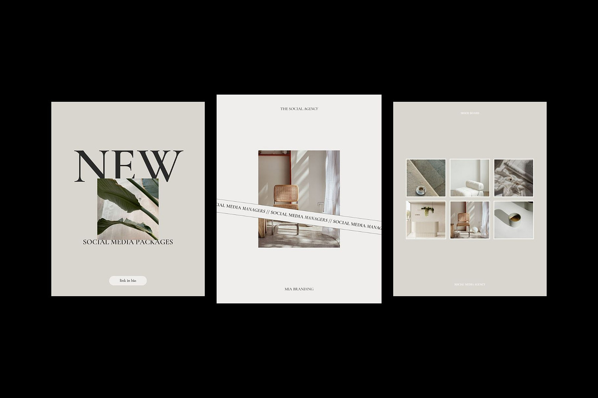 Instagram Agency Templates / Canva, a Social Media Template by Mia Branding Studio (Photo 2 of 3)