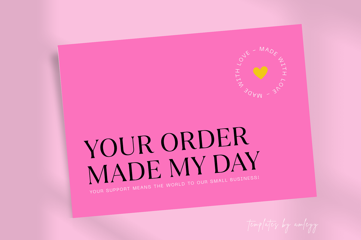 Thank You Card Template – Canva, a Card Template by Elegant_Studio44 (Photo 5 of 6)