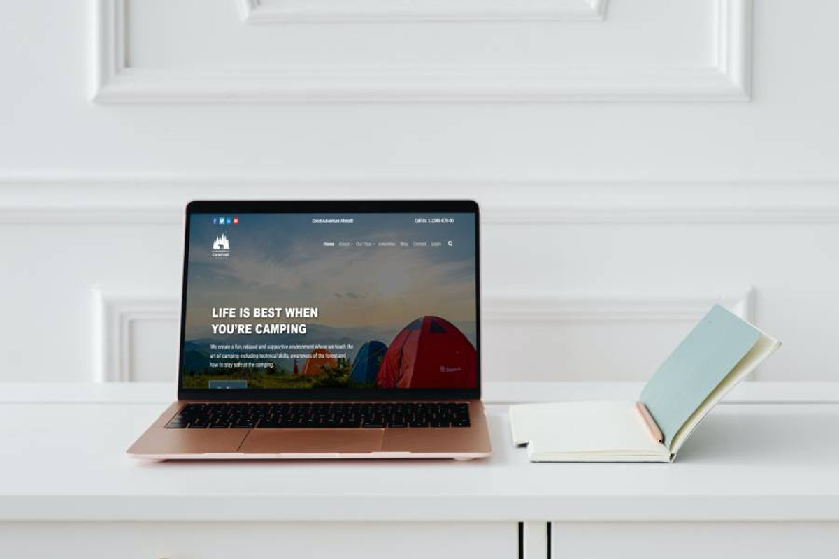 Camping Responsive WordPress Theme preview 2