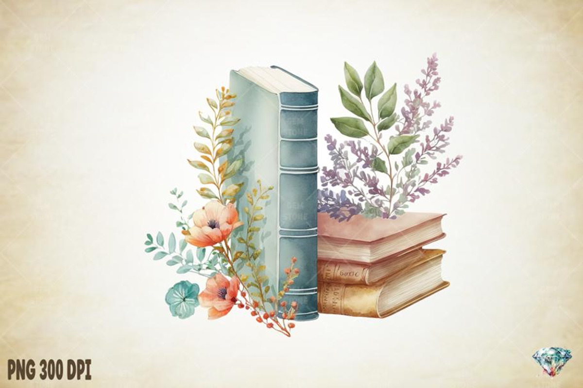 Flower Book Watercolor, an Illustration by Gemstone (Photo 5 of 11)