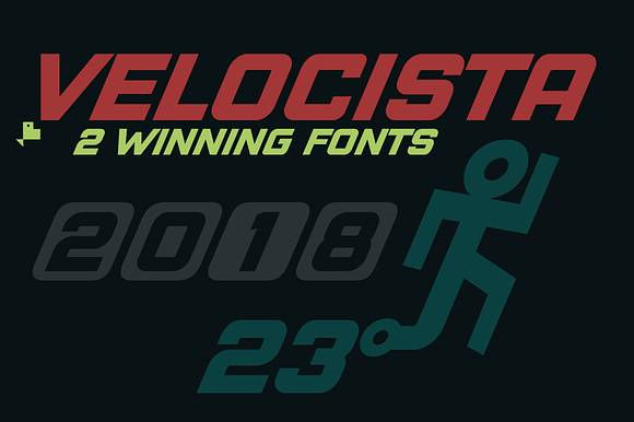 Velocista Display -2 fonts- preview 7