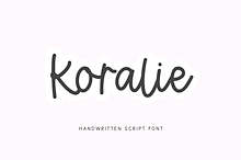 Koralie | Modern Script Font