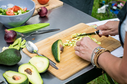 BBQ Outdoor with food preparations