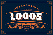 LOGOS | 5 Font + Bonus, a Script Font by Banyumili Studio (Thumbnail 1 of 12)