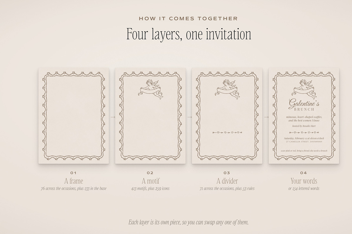Holiday Party Invite Creator Bundle, an Object Graphic by The October Creative (Photo 5 of 24)
