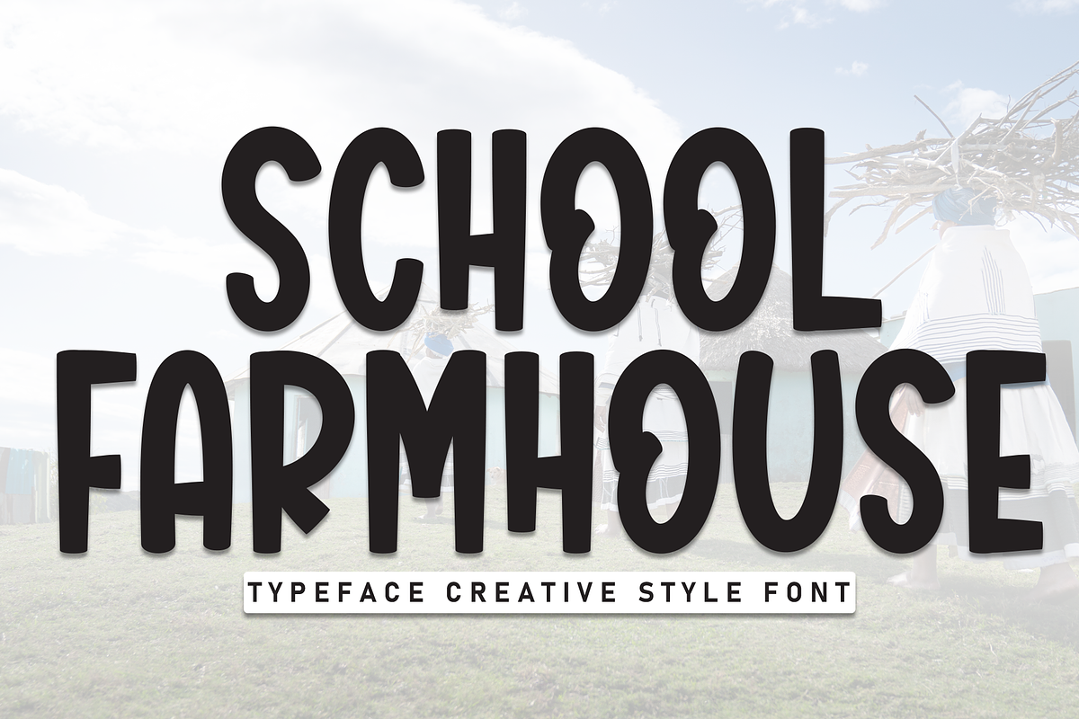 School Farmhouse | Script Font, a Script Font by Scratchones (Photo 1 of 8)