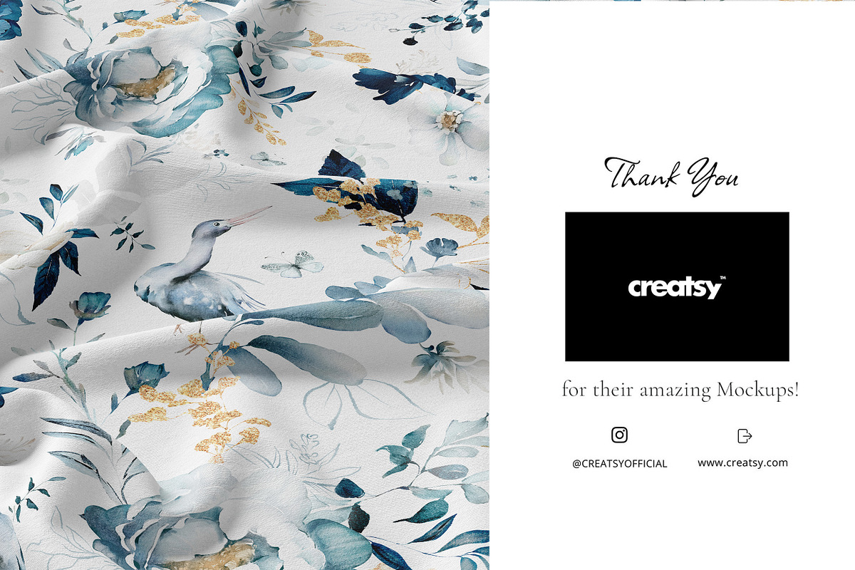 watercolor Blue flowers, Patterns, a Decorative Illustration by Lisima (Photo 14 of 14)