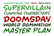 Evil Schemes, a Handwritten Font by Comicraft Fonts (Thumbnail 2 of 3)