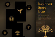 Celtic, Mystic Instagram Story Icons, a Social Media Template by Under My Cozy Roof (Thumbnail 3 of 5)