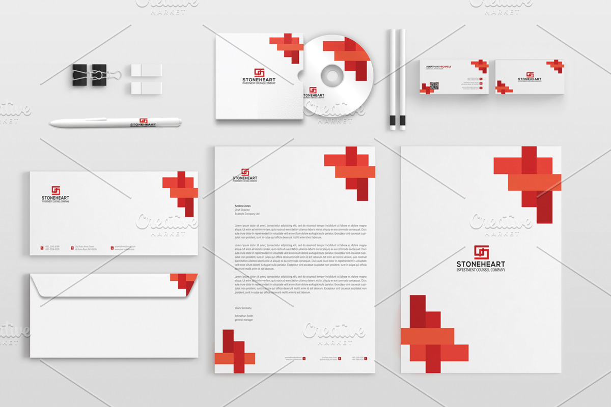Stationery Pack, a Stationery Template by BettyDesign (Photo 2 of 9)