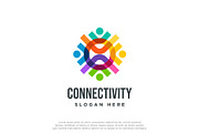 Colorful People Family Group Logo, a Branding & Logo Template by Buqancreative (Thumbnail 1 of 2)