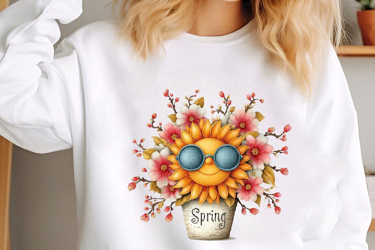 Whimsical Spring Clipart, an Illustration by designcity5 (Photo 3 of 5)