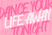 Think Music Script Font, a Script Font by Salt & Pepper Designs (Thumbnail 5 of 8)