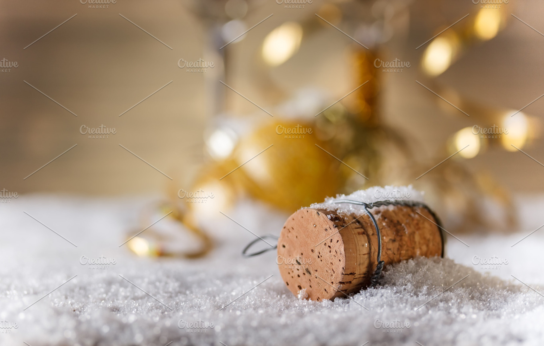 Champagne cork featuring day, cork, and year contemporary