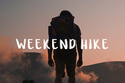 Wild Woods: A Hand-Lettered Font, a Sans Serif Font by Britt Fabello (Thumbnail 2 of 6)