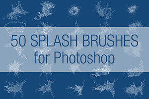 50 Splash Brushes For Photoshop