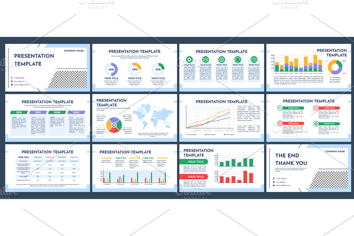 Finance infographics presentation, a Finance Illustration by winwin.art