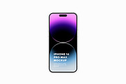 iPhone 14 Pro Max Mockup, an iPhone Mockup by UnicDesign (Thumbnail 2 of 10)
