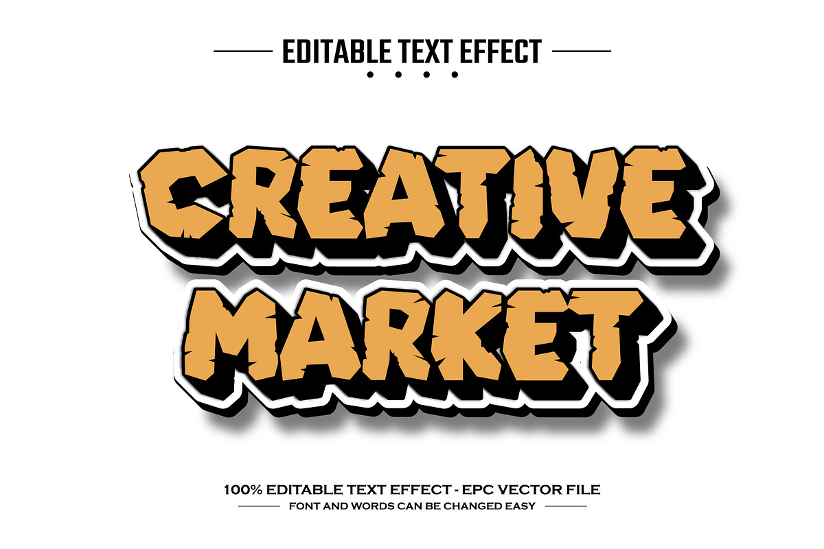 Artifact 3D editable text effect, a Layer Style Add-On by nicemorning (Photo 3 of 3)
